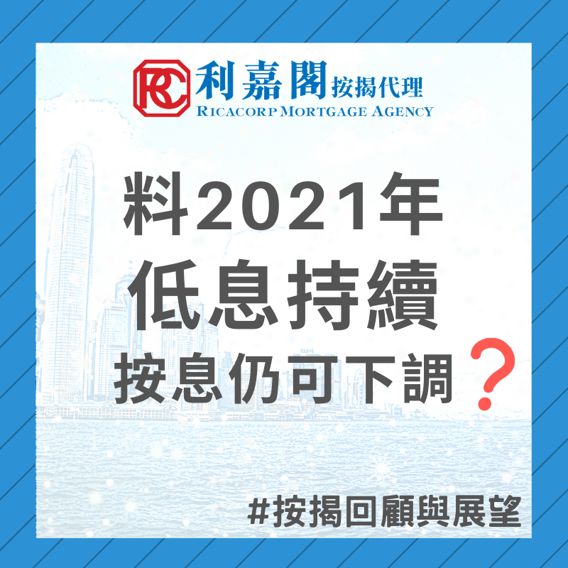 2020按揭市場回顧與展望