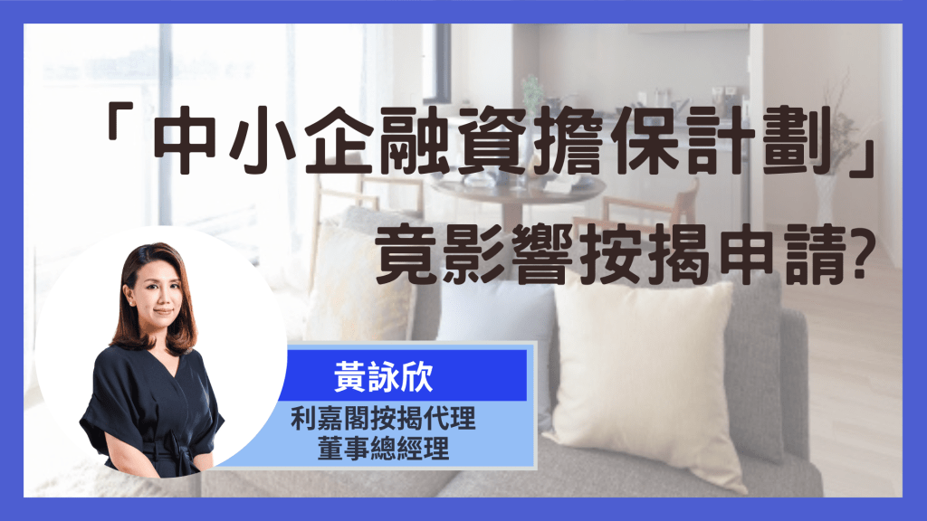 【按揭小百科】「中小企融資擔保計劃」竟影響按揭申請? 3 「中小企融資擔保計劃」竟影響按揭申請20210225