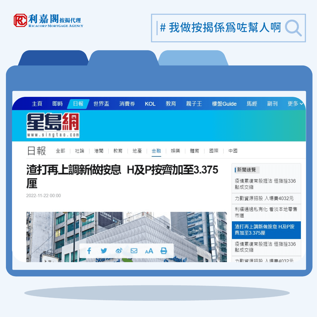 渣打再上調新做按息 H及P按齊加至3.375厘 | 星島網