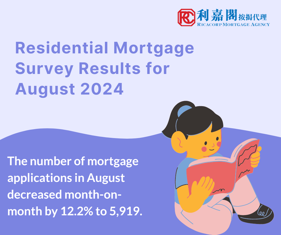 Residential Mortgage Survey Results for August 2024 3 Sep 2024 2